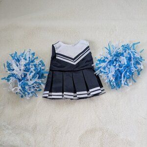 18" Doll Cheer Uniform with Poms